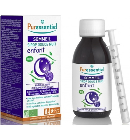 Puressentiel Sommeil Sirop Douce Nuit Enfant Bio 125 ml