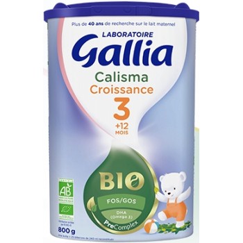 Gallia Calisma 3 Croissance Bio 800 g