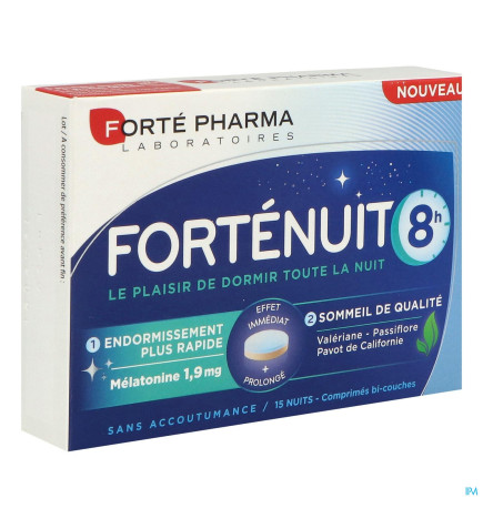 Forté Pharma – Forté Nuit 8h, 15 comprimés
