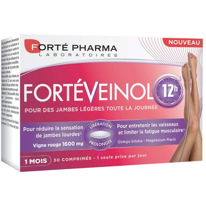 Forte Pharma FortéVeinol 12h 30 comprimés