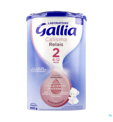 Gallia – Calisma Relais 2 – 6 à 12 mois – 800 g