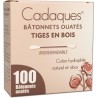 Cadaque Bâtonnets Outés Tiges En Bois x 100