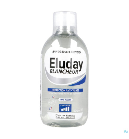 Eluday – bain de bouche Blancheur, 500 ml