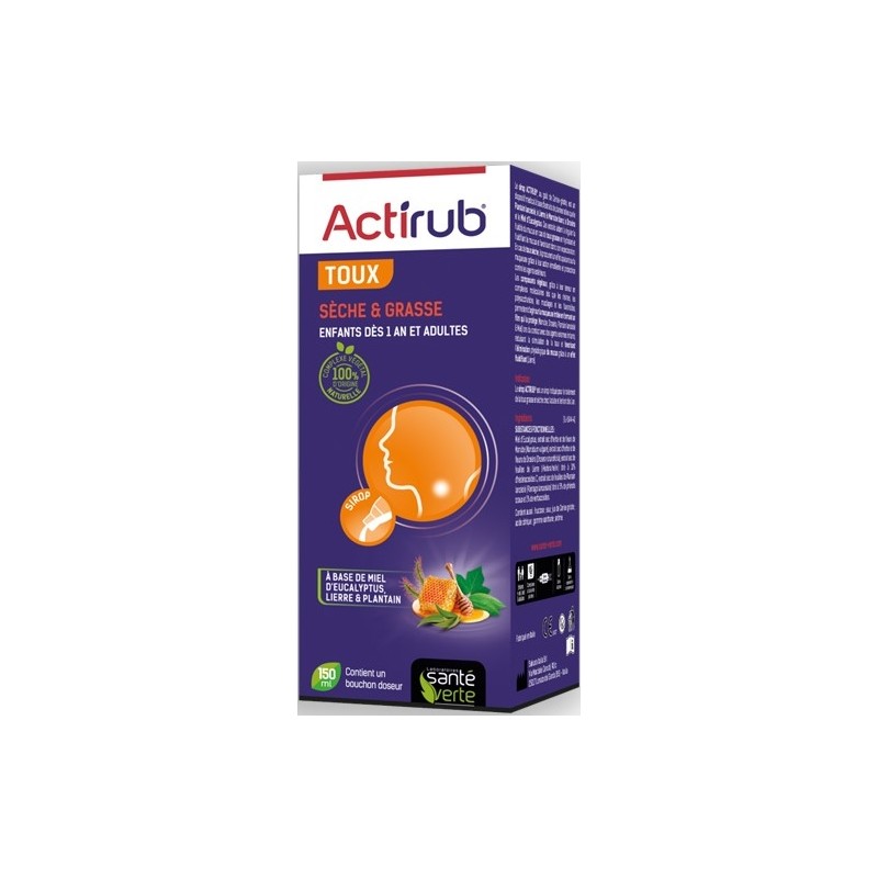 Actirub Sirop Toux 150 ml