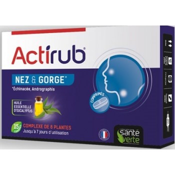 Actirub Nez & Gorge 15 Comprimés