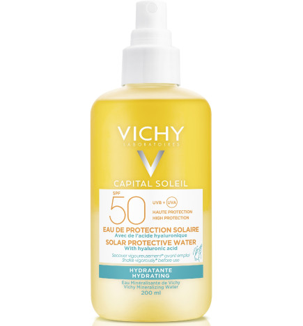 Vichy – Capital Soleil eau de protection solaire hydratante SPF50 spray, 200 ml