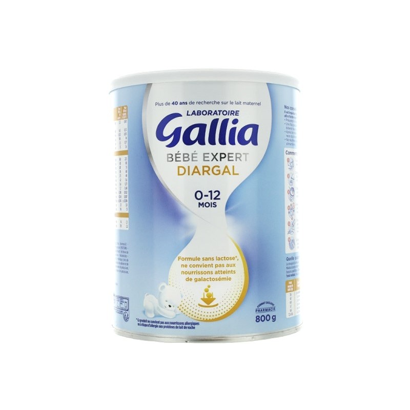 Gallia Bébé Expert Diargal 0-12 Mois 800 g