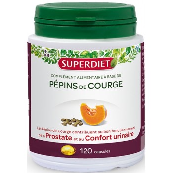 SuperDiet Pépins De Courge 120 Capsules