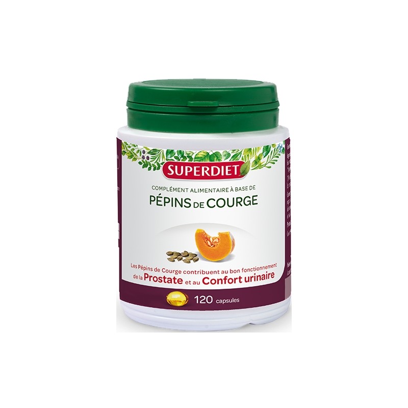 SuperDiet Pépins De Courge 120 Capsules