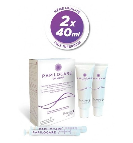 Papilocare – Gel vaginal tubes, 40 ml x2