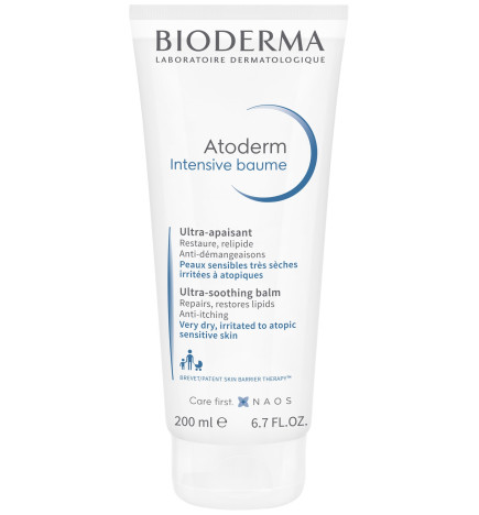 Bioderma – Atoderm Intensive Baume, nourrissant anti-démangeaisons visage/corps, 200 ml