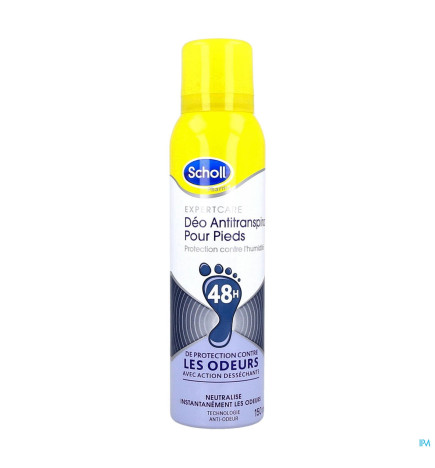 Scholl – Déodorant anti-transpiration pied spray 150ml