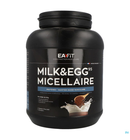 Eafit – Milk & Egg 95 Goût Chocolat 750g +25% Offert