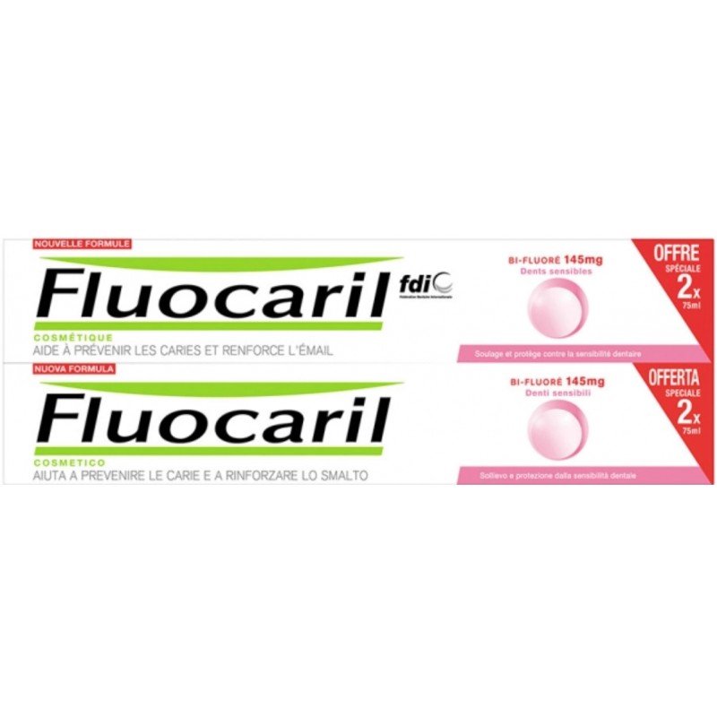 Dentifrice bi-fluore dents sensibles Fluocaril Dentifrice bi-fluore dents sensibles Fluocaril