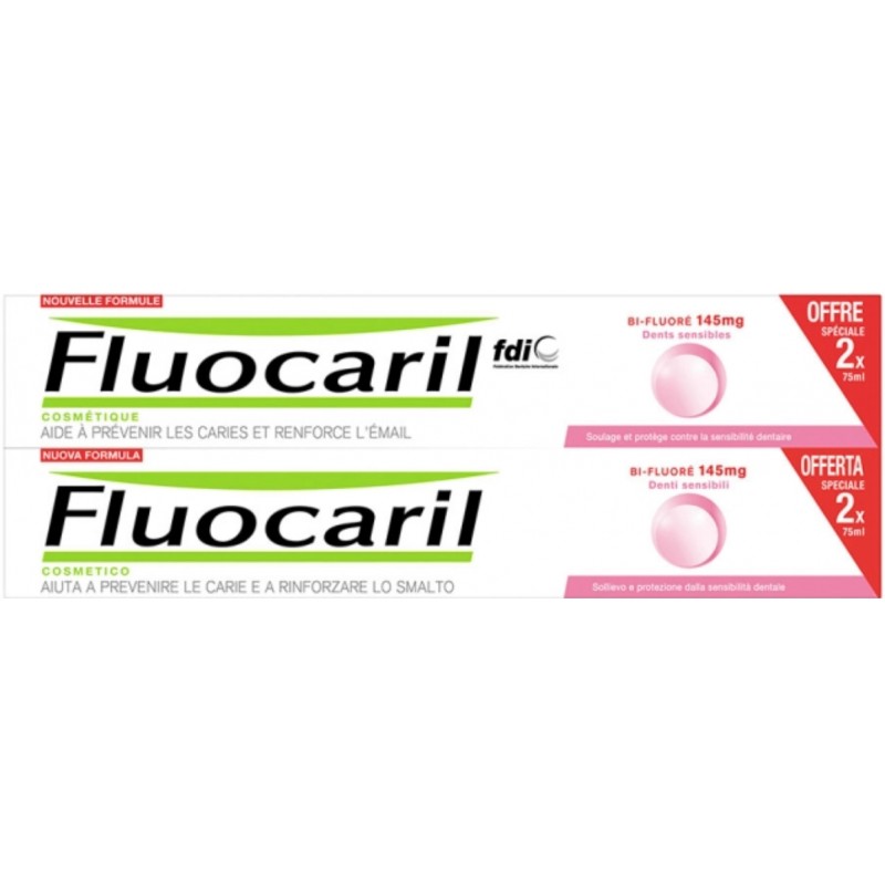 Dentifrice bi-fluore dents sensibles Fluocaril