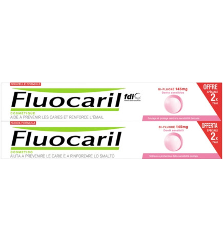 Dentifrice bi-fluore dents sensibles Fluocaril
