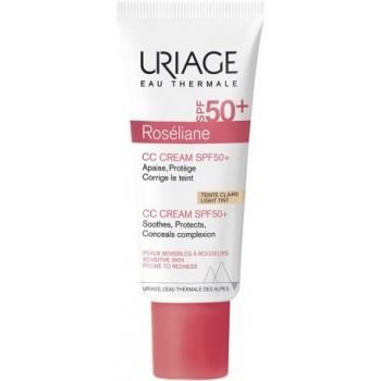Uriage Roséliane CC Cream SPF50+ Peaux sensibles sujettes aux rougeurs 40ml
