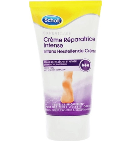 Scholl Creme Reparatrice 150ml Pieds Tres Secs