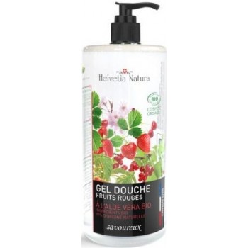 Helvetia Natura® Gel Douche Aloe vera Fruits Rouges 1L