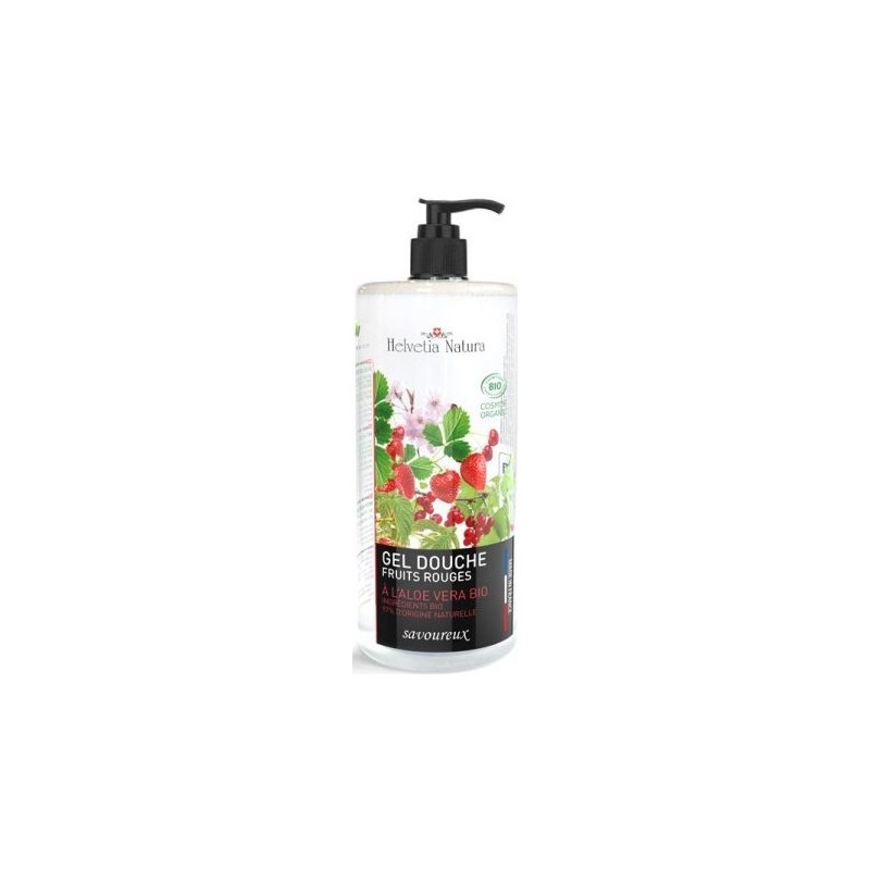 Helvetia Natura® Gel Douche Aloe vera Fruits Rouges 1L