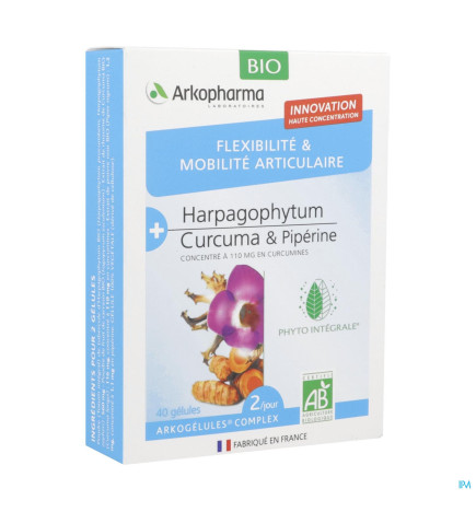 Arkogégules – Complex bio flexibilité & mobilité articulaire, 40 gélules