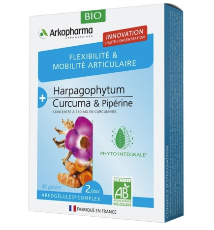 Arkogélules Complex BIO Flexibilité & Mobilité articulaire 40 Gélules