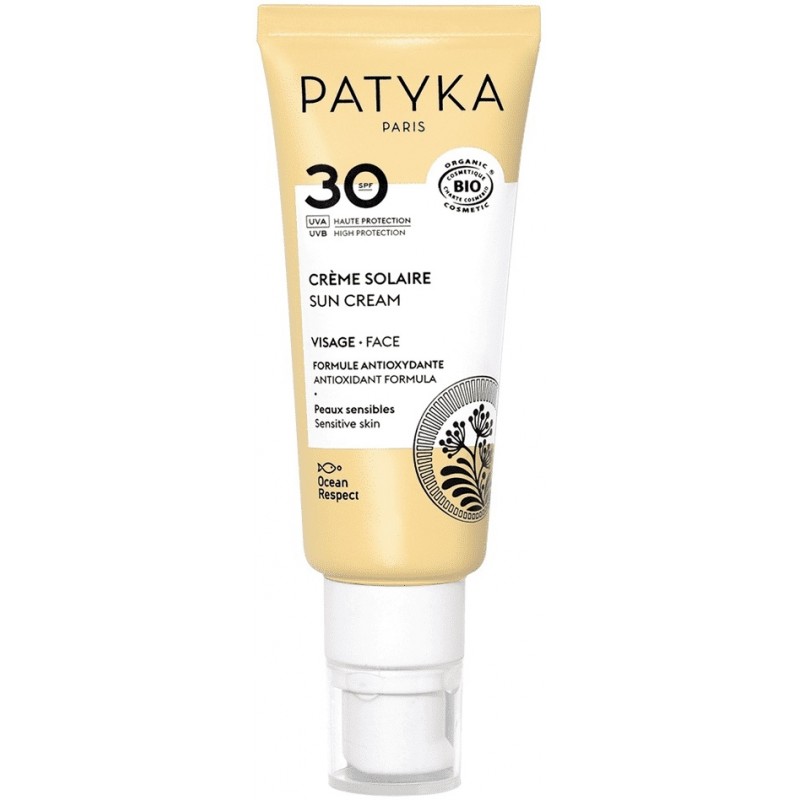 Patyka Crème Solaire Visage Bio SPF30 40ml