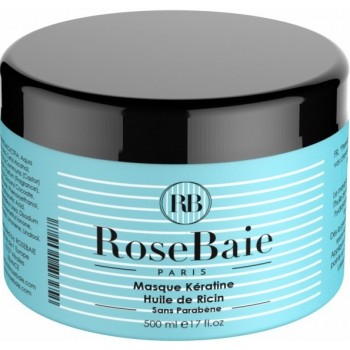 RoseBaie Masque à la Kératine et à l’huile de ricin 500ml