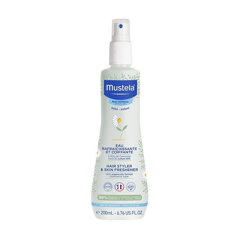 Mustela Bébé Eau Rafraîchissante et Coiffante 200 ml