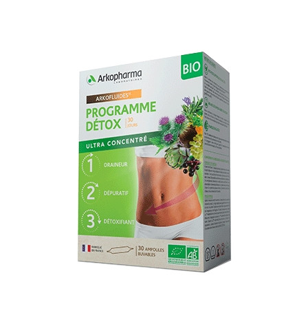 Arkopharma Arkofluides Détox 20 Ampoules