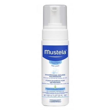 Mustela Bébé Shampoing mousse nourrisson 150 ml