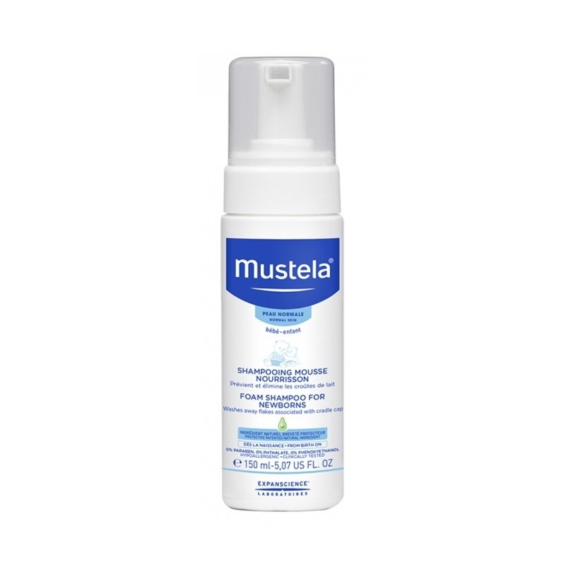 Mustela Bébé Shampoing mousse nourrisson 150 ml