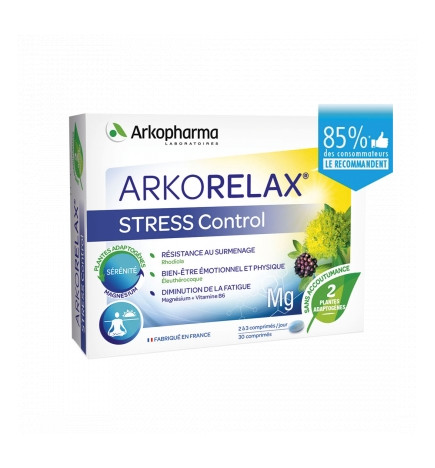 Arkopharma Arkorelax Stress Control 30 comprimés