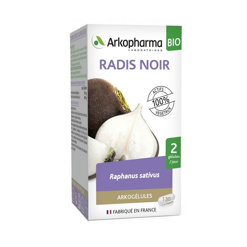 Arkopharma Arkogélules BIO Radis noir x 130