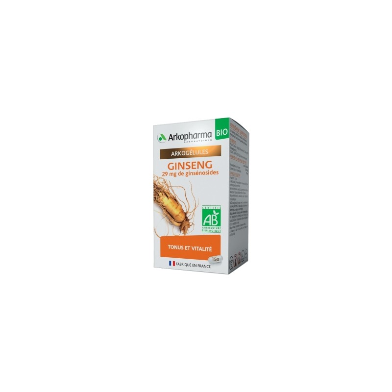 Arkopharma Arkogélules BIO Ginseng x 150