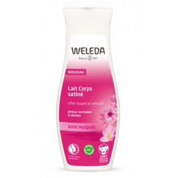 Weleda Lait Corps Satiné Rose Musquée 200 ml