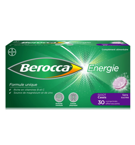 Berocca Energie Cassis 30 cp effervescent