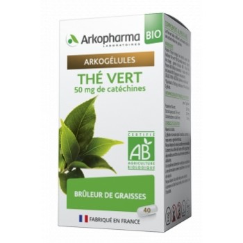 Arkopharma Arkogélules BIO Thé vert x 40