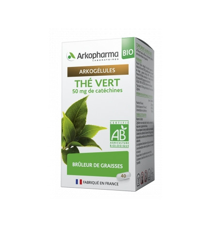 Arkopharma Arkogélules BIO Thé vert x 40