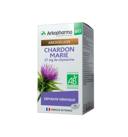 Arkopharma Arkogélules BIO Chardon Marie x 45
