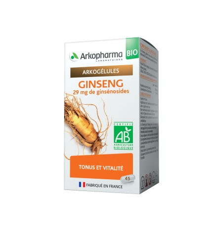 Arkopharma Arkogélules BIO Ginseng x 45