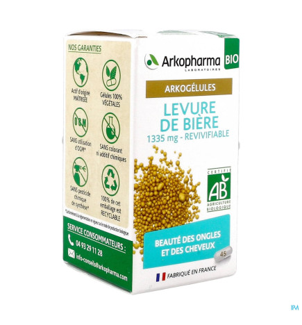 Arkogégules – Bio levure de bière, 45 gélules