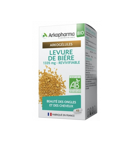 Arkopharma Arkogélules BIO Levure de Bière x 45