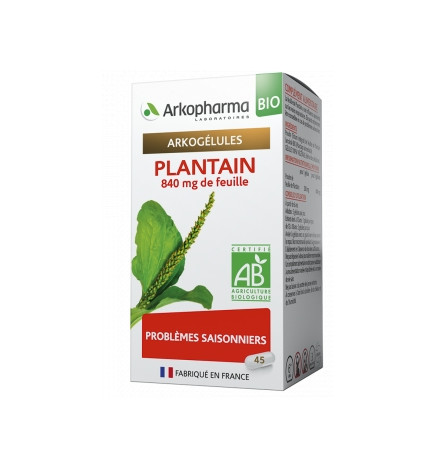 Arkopharma Arkogélules BIO Plantain x 45
