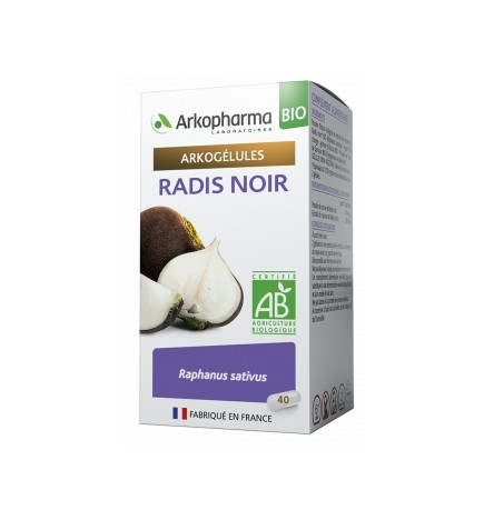 Arkopharma Arkogélules BIO Radis Noir x 40