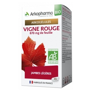 Arkopharma Arkogélules BIO Vigne Rouge x 45