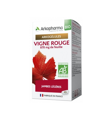 Arkopharma Arkogélules BIO Vigne Rouge x 45