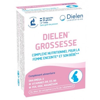 DIELEN GROSSESSE Boîte 30 gélules + 30 capsules