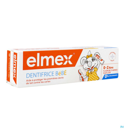 Elmex – Dentifrice Bébé 0-2 ans, 50 ml