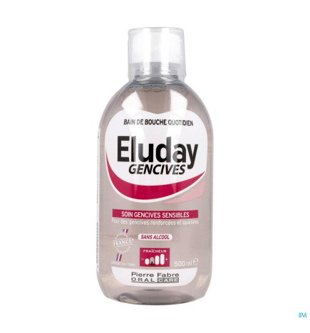 Eluday – bain de bouche Gencives, 500 ml